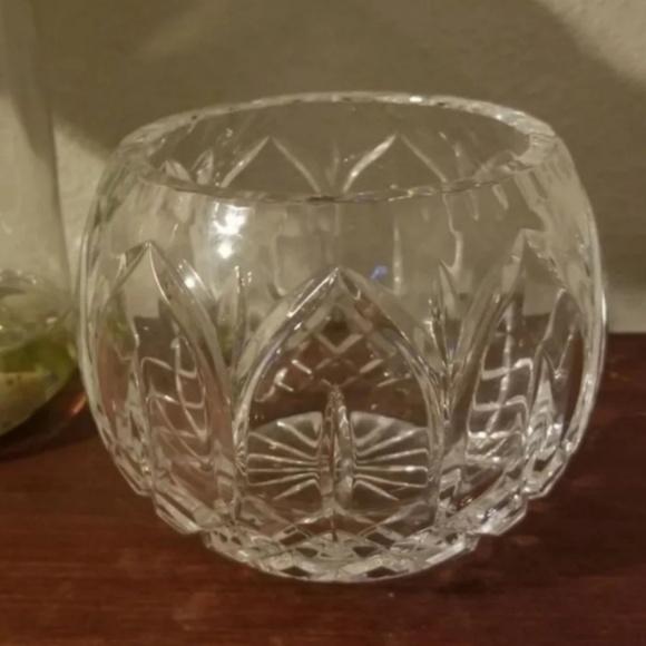 Crystal Other - Crystal Rose Bowl Crystal Other - Crystal Rose Bowl